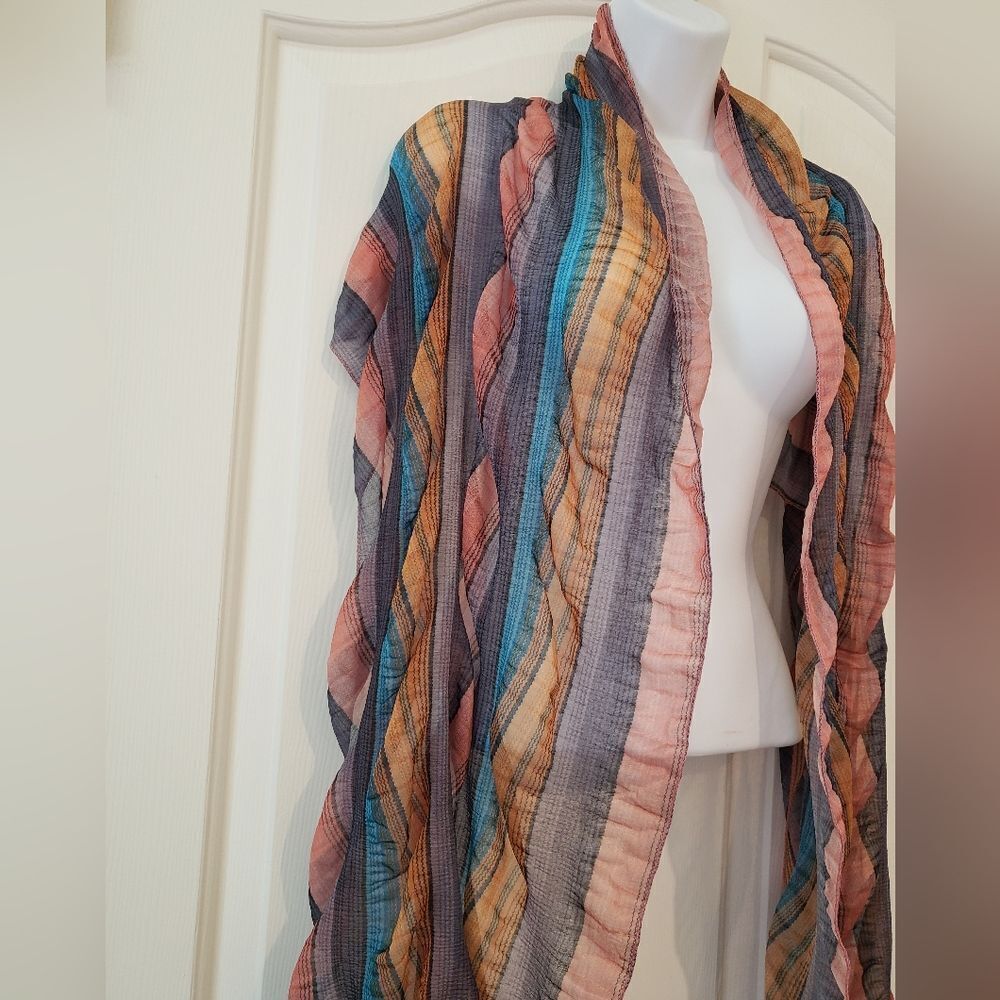 Multicolor Striped Scarf